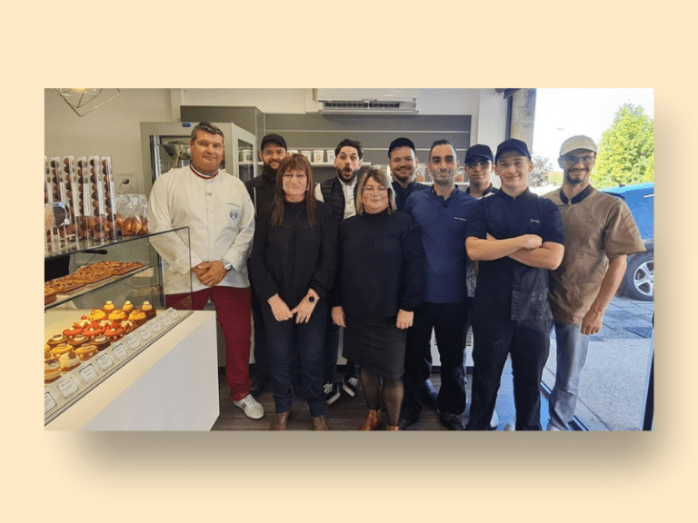 L'équipe de la boulangerie éco-responsable Granjean