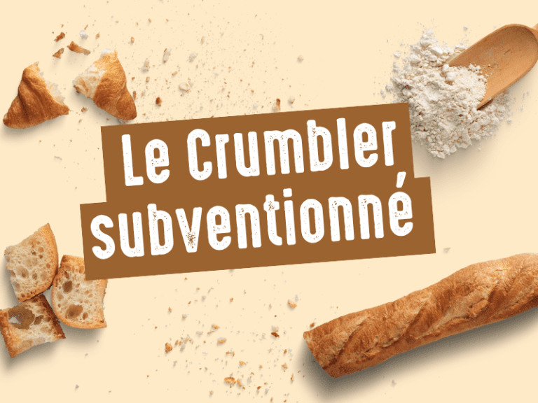 Le broyeur à pain Crumbler subventionné